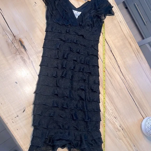 Max Studio LBD Ruffles - Picture 4 of 5